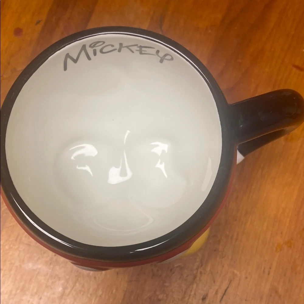 Disney Mickey Mouse Red and Yellow Mug